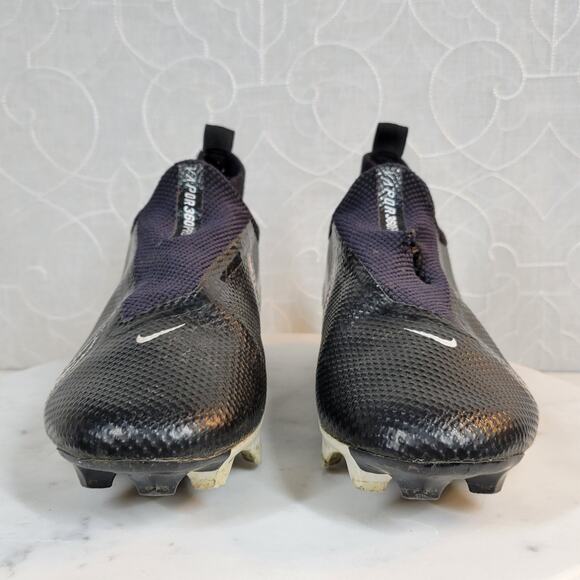 Nike Mens Vapor Edge Pro 360 Football Cleats Size 7.5 Black White AO8277-001 - Picture 9 of 14